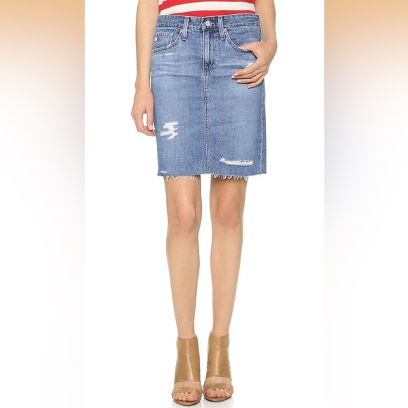 AG Adriano Goldschmied Erin pencil skirt - Picture 3 of 16